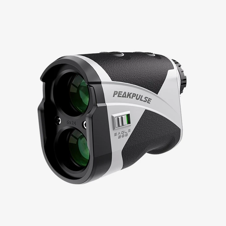 Golfový laserový dálkoměr 7 stupňů Super Wide FOV s vysoce přesným uzamčením vlajkové tyče Funkce vibrací Režim sklonu Nepřetržité skenování